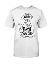 Happy Father Day Best Dog Dad Premium Fit Mens Tee tile