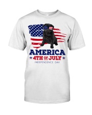 American 4th july - Pug Dog Premium Fit Mens Tee tile