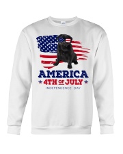 American 4th july - Pug Dog Crewneck Sweatshirt tile