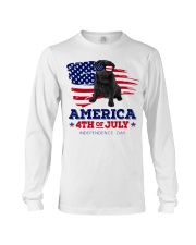 American 4th july - Pug Dog Long Sleeve Tee tile