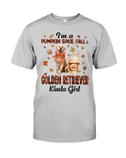Pumpkin Kinda - Golden Retriever 2 Classic T-Shirt front