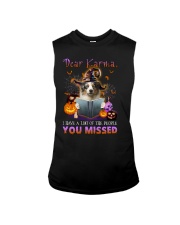 Karma - BLUE MERLE Australian Shepherd Sleeveless Tee tile