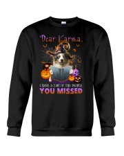 Karma - BLUE MERLE Australian Shepherd Crewneck Sweatshirt tile