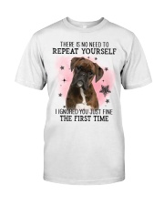 Repeat - BRINDLE Boxer Classic T-Shirt front