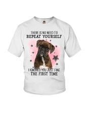 Repeat - BRINDLE Boxer Youth T-Shirt tile