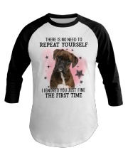 Repeat - BRINDLE Boxer Baseball Tee tile