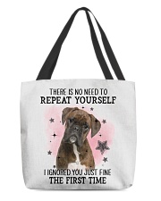 Repeat - BRINDLE Boxer All-Over Tote tile