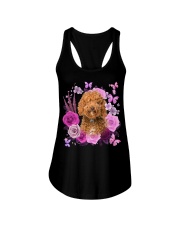 Rose Purple - Labradoodle 4 Ladies Flowy Tank tile