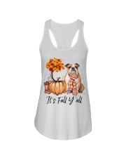 It is Fall - English Bulldog 1 Ladies Flowy Tank tile