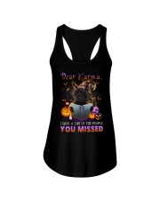 Karma - BLACK Labradoodle Ladies Flowy Tank tile