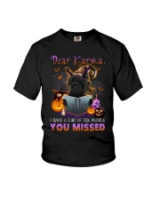 Karma - BLACK Labradoodle Youth T-Shirt tile