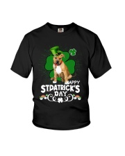 Happy Clover - Pitbull Boxer Mix Youth T-Shirt tile