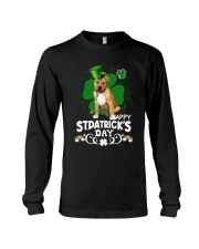 Happy Clover - Pitbull Boxer Mix Long Sleeve Tee tile