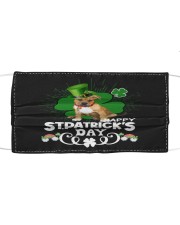 Happy Clover - Pitbull Boxer Mix Mask tile