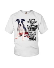 Father Day - Pitbull Youth T-Shirt tile