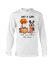 Girl Love Fall And - Blue Heeler Long Sleeve Tee tile