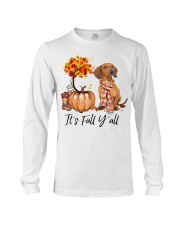 It is Fall - Dachshund 3 Long Sleeve Tee tile