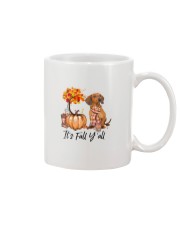 It is Fall - Dachshund 3 Mug tile