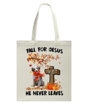 Autumn Cross - RED MERLE Australian Shepherd Tote Bag tile