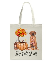 It is Fall - Rhodesian Ridgeback Tote Bag tile