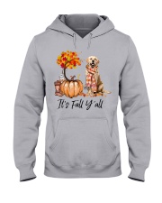 It is Fall - golden Retriever 1 Hooded Sweatshirt front