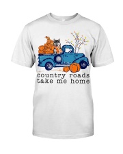 156 Country Roads Husky 4 Premium Fit Mens Tee tile