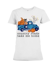 156 Country Roads Husky 4 Premium Fit Ladies Tee tile