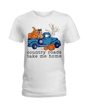 156 Country Roads Husky 4 Ladies T-Shirt tile
