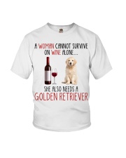 She Also Needs - Golden Retriever Youth T-Shirt tile