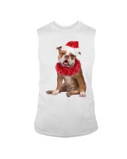 Christmas Cheer - Old English Bulldog Sleeveless Tee tile