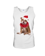 Christmas Cheer - Old English Bulldog Unisex Tank tile