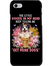 The Little - Blue Merle Collie Phone Case tile