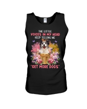 The Little - Blue Merle Collie Unisex Tank tile