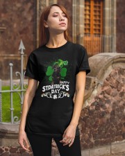 Happy Clover - BLACK Dachshund Classic T-Shirt apparel-classic-tshirt-lifestyle-06
