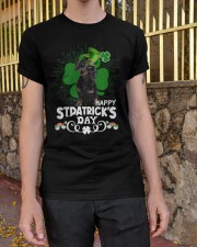 Happy Clover - BLACK Dachshund Classic T-Shirt apparel-classic-tshirt-lifestyle-21