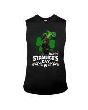 Happy Clover - BLACK Dachshund Sleeveless Tee tile