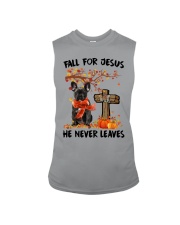 Autumn Cross - BLACK French Bulldog Sleeveless Tee tile