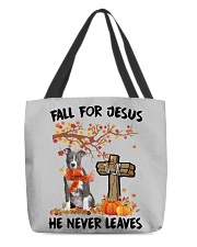 Autumn Cross - Blue Nose Pitbull All-Over Tote tile