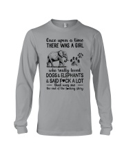Girl Love Dogs and Elephants Long Sleeve Tee tile