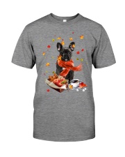 Autumn Leaves French Bulldog 2 Premium Fit Mens Tee tile
