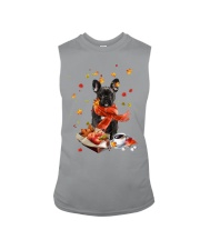 Autumn Leaves French Bulldog 2 Sleeveless Tee tile
