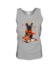 Autumn Leaves French Bulldog 2 Unisex Tank tile