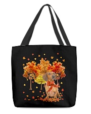 Fall Forest - Red Dachshund All-Over Tote tile