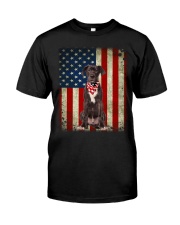 Great Dane - American Flag Classic T-Shirt front