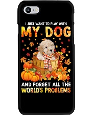 Forget Problems - CREAM Toy Poodle Phone Case tile