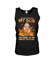 Forget Problems - CREAM Toy Poodle Unisex Tank tile