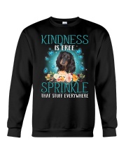Sprinkle - Black Long-haired Dachshund Crewneck Sweatshirt tile