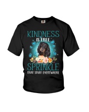 Sprinkle - Black Long-haired Dachshund Youth T-Shirt tile