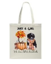 Fall And - Bernedoodle Tote Bag tile