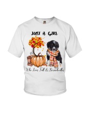 Fall And - Bernedoodle Youth T-Shirt tile